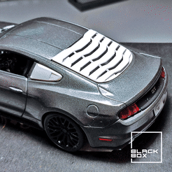 0.gif 3D file 6th Gen Mustang Louver and side window cover・3D print object to download