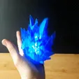 20220804_232127_ysndys.gif Sub Zero Ice Powers Prop, Wearable Light Up LED Floating Frozen IceBall/Ice Crystals, Todoroki Costume Prop for Cosplay, Con, or Halloween