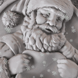 santa.gif 3D model STL Merry Christmas Santa decor