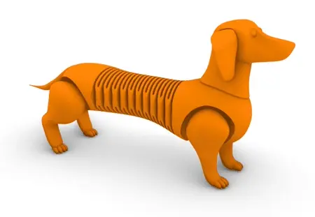 perroArticulado.gif Flexible Dachshund