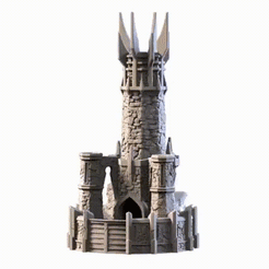 gif.gif STL file DICE TOWER - DARK TOWER・3D print design to download