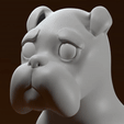Render-Puppy-dog-01-moad-3dprint-Gif.gif Boxer Puppy Dog - Sitting Puppy Figure