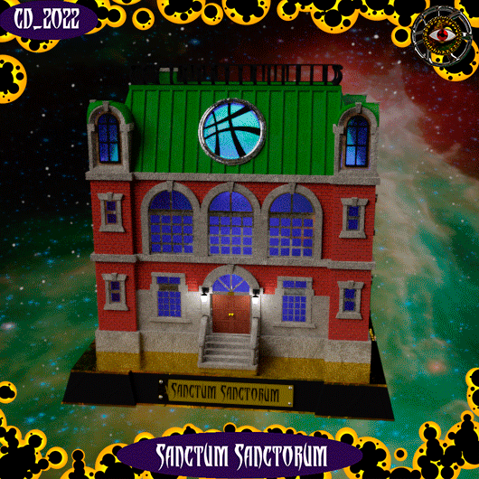 Doctor's-Strange-Sanctum-Sanctorum-GIF.gif Télécharger le fichier STL Marvel - Le Sanctum Sanctorum de Doctor Strange • Objet à imprimer en 3D, CD_2022