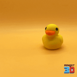 Duck-Video-Lower-Quality.gif Free STL file 3D Printed Ducky・Design to download and 3D print