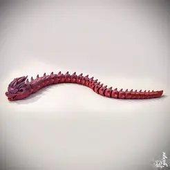 Présentation.gif Archivo STL ⭐ Guardián del dragón articulado ⭐・Modelo para descargar y imprimir en 3D