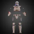 ezgif.com-video-to-gif.gif The Mandalorian Imperial Super Trooper Full Armor for Cosplay 3D Model Collection