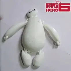 WhatsApp-Video-2022-09-04-at-9.55.09-PM.gif Free OBJ file Flexi Print in place BIG HERO 6 - BAYMAX・3D printing design to download