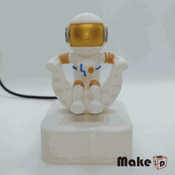 1.gif Archivo STL Astronauta lampara Led・Modelo imprimible en 3D para descargar, make3ddigital