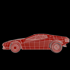 gf.gif Fichier STL Cyberpunk 2077 Car Lowpoly Edition・Design pour impression 3D à télécharger