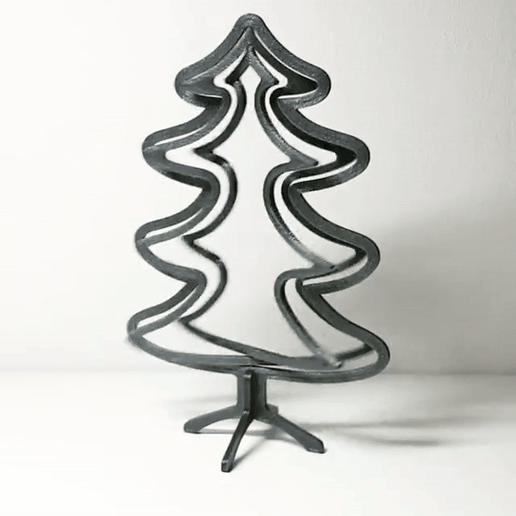 ezgif-2-b1fe28760039.gif Árvore de Natal giratória - Decoração de mesa