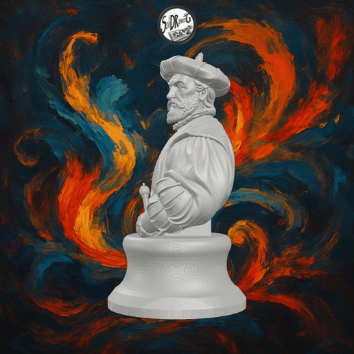 Vasco Da Gama Bronze Sculpture – SoliDRawinGs SG3232