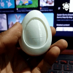 VID_20230326_192918_1.gif Fichier OBJ imprimer en place des œufs de Pâques mignons・Plan imprimable en 3D à télécharger