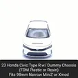 Type-R.gif 22 Civic Type-R Body Shell with Dummy Chassis (Xmod and MiniZ)