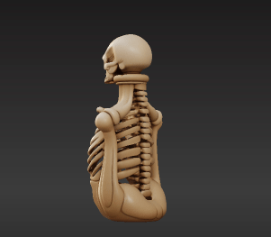 Realistic Skele-Gro Potion Bottle Prop Replica | Aged Glass, Skull Stopper, Cinematic Display - 3D model önizlemesi