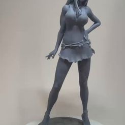 Tifa Lockhart (Purple Dress) - Final Fantasy VII | STL 3D Print Model