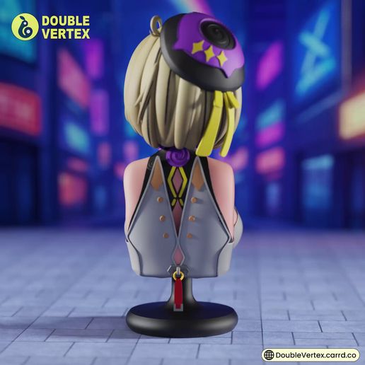 Yidhari-Bust-360mp4.mp4 Yidhari - Figura Busto Zenless Zone Zero