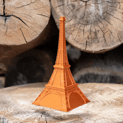 Sequenza-01_1-min.gif STL file funnel in the shape of the Eiffel Tower・3D print object to download