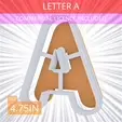 Letter_A~4.75in.gif Letter A Cookie Cutter 4.75in / 12.1cm
