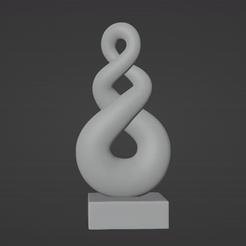 ezgif.com-gif-maker-12.gif Download STL file Modern Decorative Abstract Stone Art - 3D PRINTABLE • 3D print model, cg_models