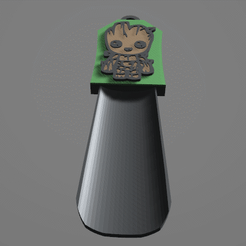 groot.gif STL file Color Children's Shoehorn! bb Groot・Model to download and 3D print