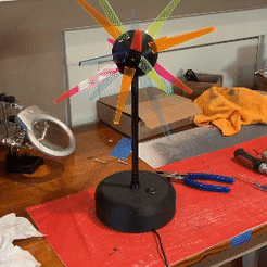 IMG_8672.gif Free 3D file Rotosphere Lamp・3D printing model to download