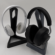 Headphonestand_gif.gif Headphone stand (two versions)