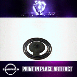 Starfield-Artifact-Promo-Loop.gif Free STL file Starfield Ancient Artifact Spinner - 3D Printed Desk Toy・3D printable model to download