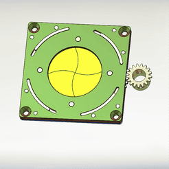 D20T3B4-TY2.gif Archivo 3D D20T3B4 TY2-Motorizada o manual Diseño de persiana mecánica industrial tipo 2・Modelo para descargar y imprimir en 3D