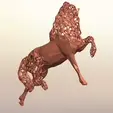 Animation.gif Angry Horse - Spider Web and Low Poly