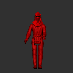 imperial guard 3.gif 3D file Star Wars .stl EMPEROR'S ROYAL GUARD .3D action figure .OBJ Kenner style.・3D printable model to download