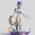 Frieza.gif Frieza Chibi-フリーザ Furīza-Dragon Ball -Waling pose- FAN ART - 3D MODEL