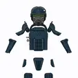 Marine-Armor-assembly-v10-1.gif Fallout 4 - Marine Armor
