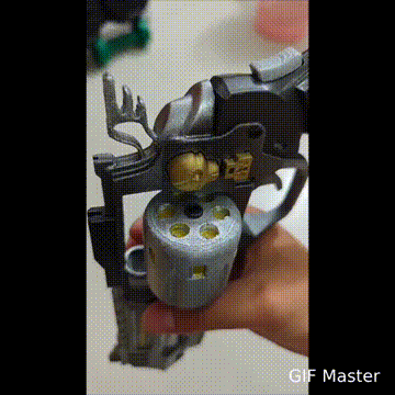 Jesse McCree's weapon in Overwatch (when associated with the Deadlock Gang) - 3D model önizlemesi