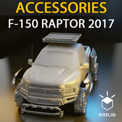 Untitled-1.gif Download STL file F-150 Raptor (2017) - 22JAN22-01 • Object to 3D print, Pixel3D