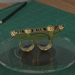 untitled.55-min.gif Файл OBJ кольцо доктора Стрэнджа・3D модель для печати скачать