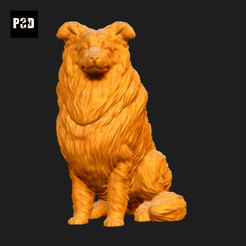 506-Collie_Rough_Pose_05.gif Archivo STL Collie Rough Dog Impresión 3D Modelo Pose 05・Modelo de impresora 3D para descargar