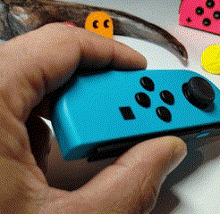 Vidéo-sans-titre-‐-Réalisée-avec-Clipchamp-8.gif Fichier STL Décoration Etoile Mario de joystick pour Nintendo Switch Joycon・Plan à imprimer en 3D à télécharger