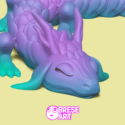cute_dragon_001_3.gif STL-Datei NIEDLICHER FLEXI-SCHLAFDRACHE - DRUCK AN ORT UND STELLE・3D-druckbare Vorlage zum herunterladen