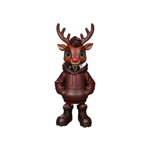 🎄 Urban vibes / urban Rudolph 04 / Christmas / magic makes・ STL File ...