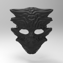untitledyi.1111.gif Archivo STL mascara mask voronoi cosplay・Diseño de impresión en 3D para descargar, nikosanchez8898