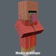 Minecraft-Villager.gif Fichier STL Minecraft Villager (impression et montage faciles)・Modèle à télécharger et à imprimer en 3D