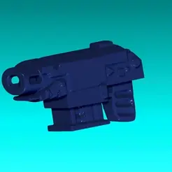 gif_turntable_gun_lieute.gif Free STL file miniature bolter lieutenant・3D print object to download