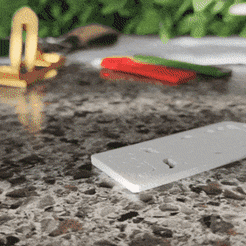 20230528_190248.gif STL-Datei PIP Mini Phone Stand Keychain (Sub-Hour Print in Place!) (Keine Stützen!) (Private Nutzung)・3D-druckbare Vorlage zum herunterladen