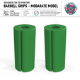 Banner-Modarate.gif BARBELL GRIPS - MODARATE MODEL | GYM WEIGHT BAR GRIPS, DUMBELL GRIPS