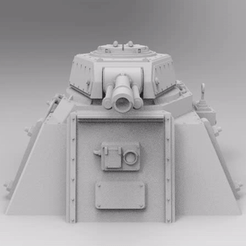 Light-Turret.gif Descargar archivo 3MF gratis Emplazamientos ligeros fortificados del ejército interestelar • Diseño para imprimir en 3D, Mkhand_Industries
