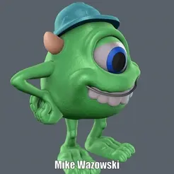 Mike-Wazowski.gif Mike Wazowski (Easy print and Easy Assembly)
