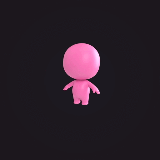 👦 Pink Boy Character・ STL File for 3D printing・Cults