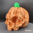 Pumpkin-Skull-Low-Poly.gif Kürbisschädel - Low Poly