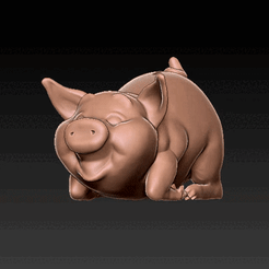 cerdito-hucha2.gif STL-Datei Sparschwein herunterladen • Design für den 3D-Druck, bacteriomaker3d