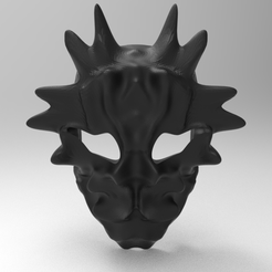 untitledyi.1128.gif Archivo STL mascara mask voronoi cosplay・Diseño de impresión en 3D para descargar, nikosanchez8898